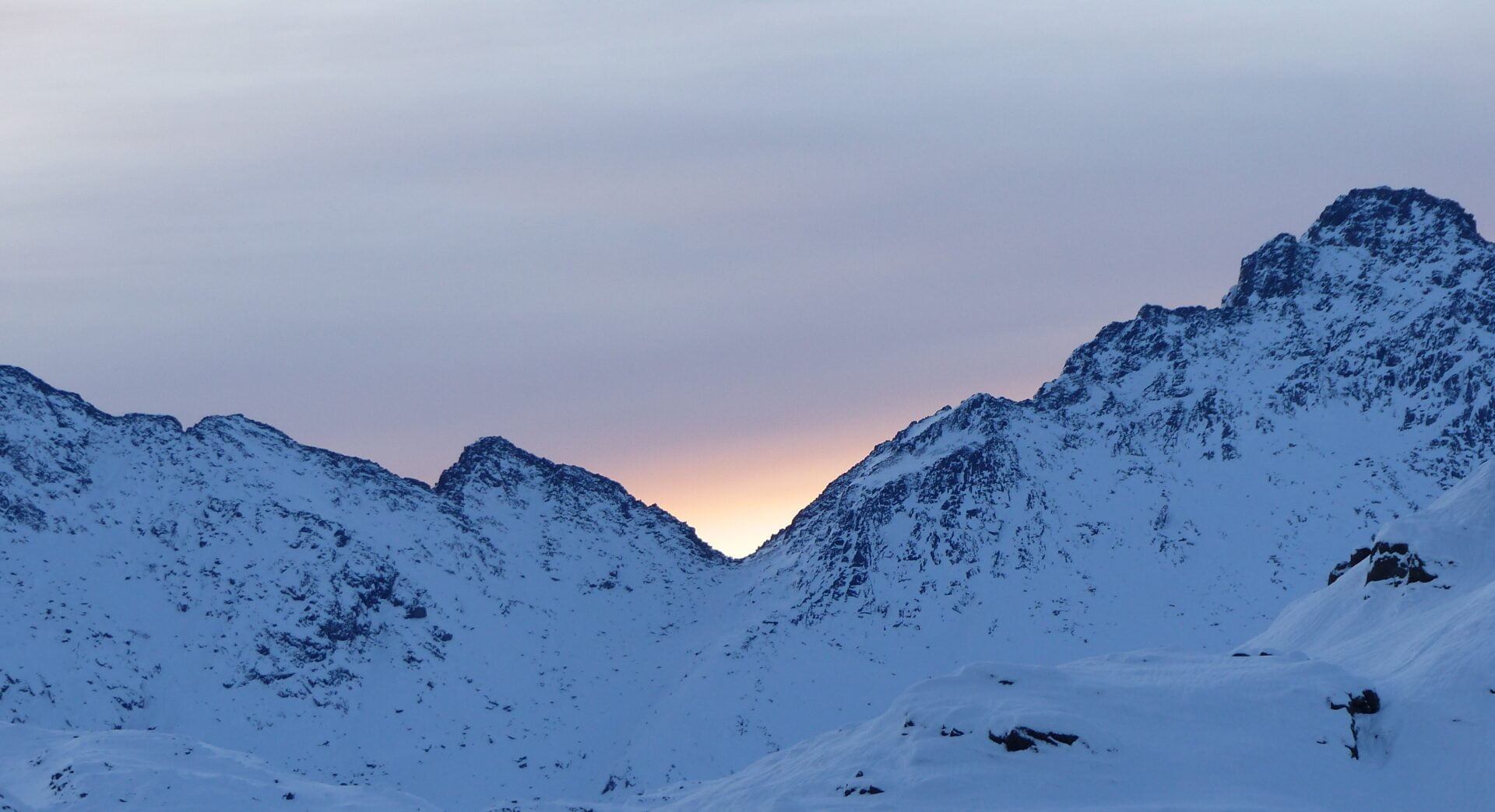 Immersing into the snow