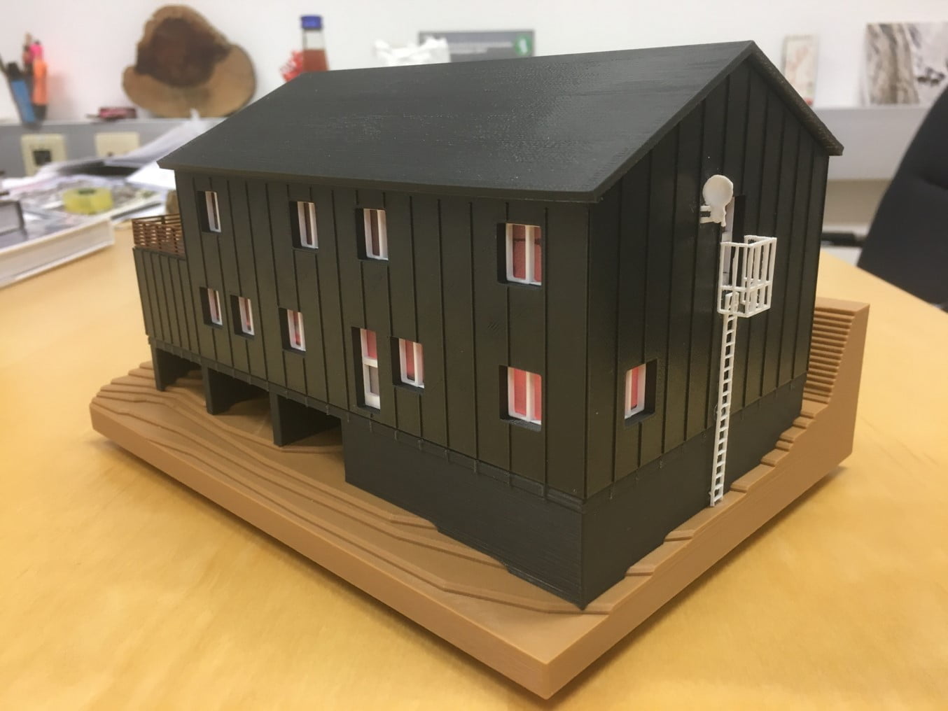 Construction phases of the Austrian Polar Station Sermilik